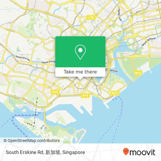 South Erskine Rd, 新加坡 map
