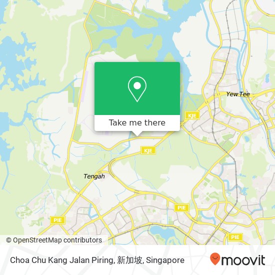 Choa Chu Kang Jalan Piring, 新加坡 map