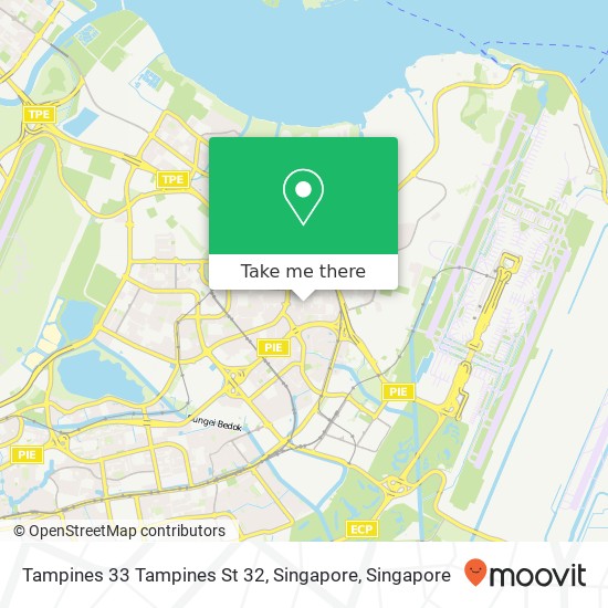 Tampines 33 Tampines St 32, Singapore map