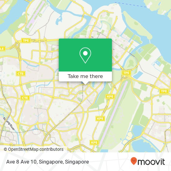 Ave 8 Ave 10, Singapore map