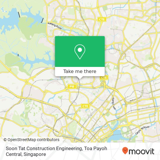 Soon Tat Construction Engineering, Toa Payoh Central map