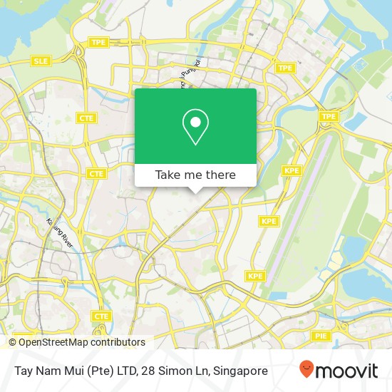 Tay Nam Mui (Pte) LTD, 28 Simon Ln map