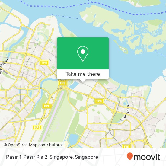 Pasir 1 Pasir Ris 2, Singapore map