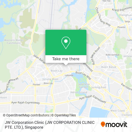 JW Corporation Clinic (JW CORPORATION CLINIC PTE. LTD.) map