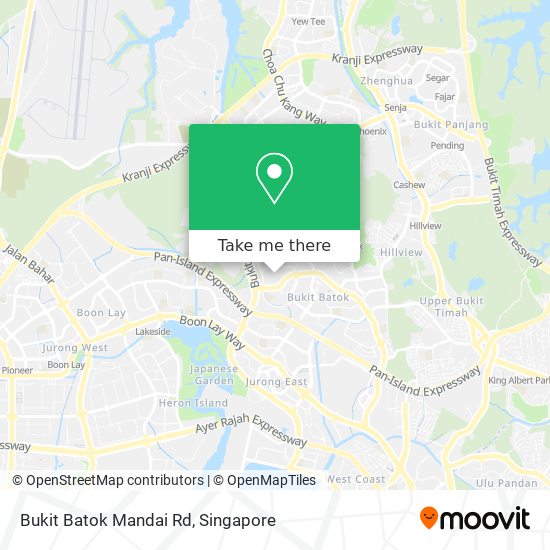 Bukit Batok Mandai Rd地图