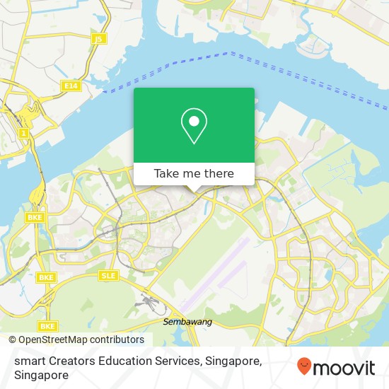 smart Creators Education Services, Singapore map