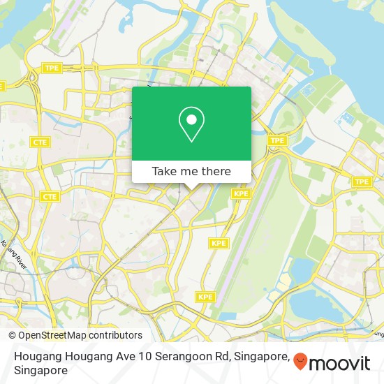 Hougang Hougang Ave 10 Serangoon Rd, Singapore地图