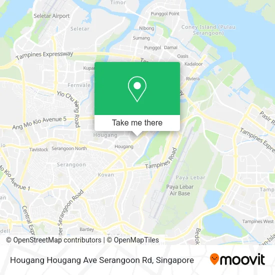 Hougang Hougang Ave Serangoon Rd map