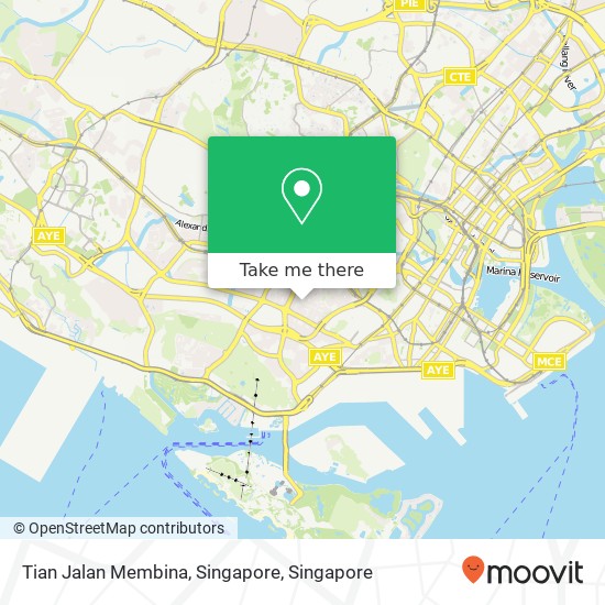 Tian Jalan Membina, Singapore map