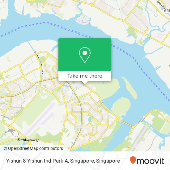 Yishun 8 Yishun Ind Park A, Singapore map