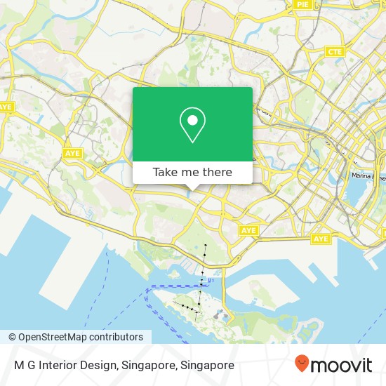 M G Interior Design, Singapore地图