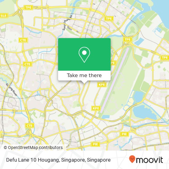 Defu Lane 10 Hougang, Singapore map