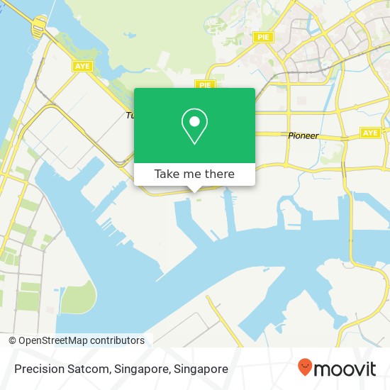 Precision Satcom, Singapore map