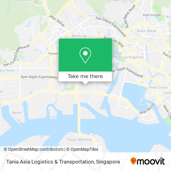 Tania Asia Logistics & Transportation map