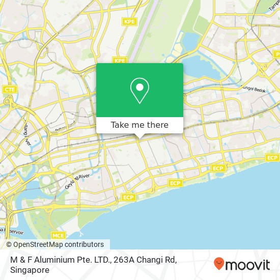 M & F Aluminium Pte. LTD., 263A Changi Rd map