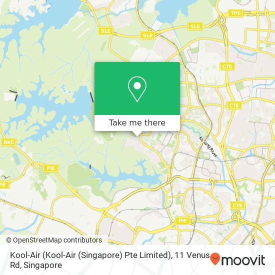 Kool-Air (Kool-Air (Singapore) Pte Limited), 11 Venus Rd map
