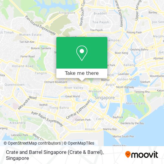 Crate and Barrel Singapore (Crate & Barrel) map