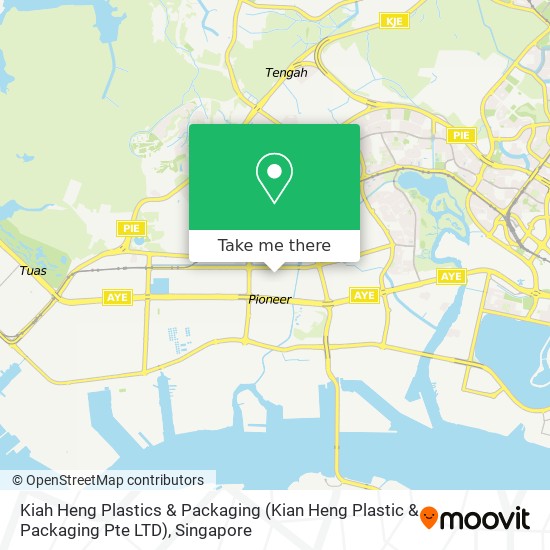 Kiah Heng Plastics & Packaging (Kian Heng Plastic & Packaging Pte LTD) map