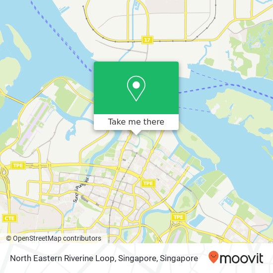 North Eastern Riverine Loop, Singapore地图