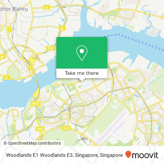 Woodlands E1 Woodlands E3, Singapore map