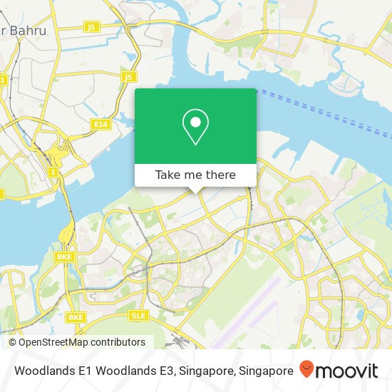 Woodlands E1 Woodlands E3, Singapore地图