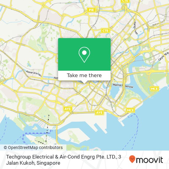 Techgroup Electrical & Air-Cond Engrg Pte. LTD., 3 Jalan Kukoh map