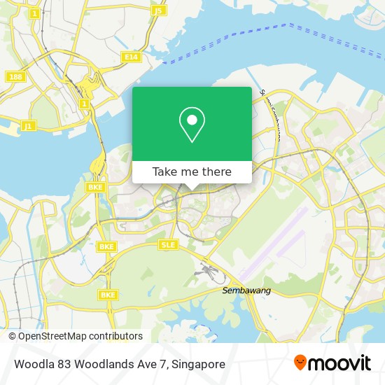 Woodla 83 Woodlands Ave 7地图