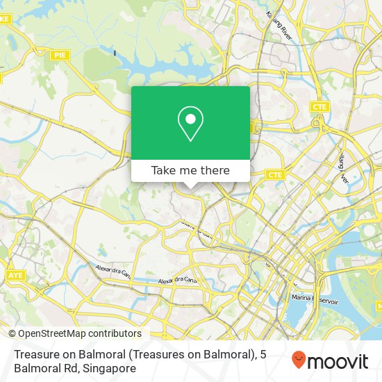 Treasure on Balmoral (Treasures on Balmoral), 5 Balmoral Rd map