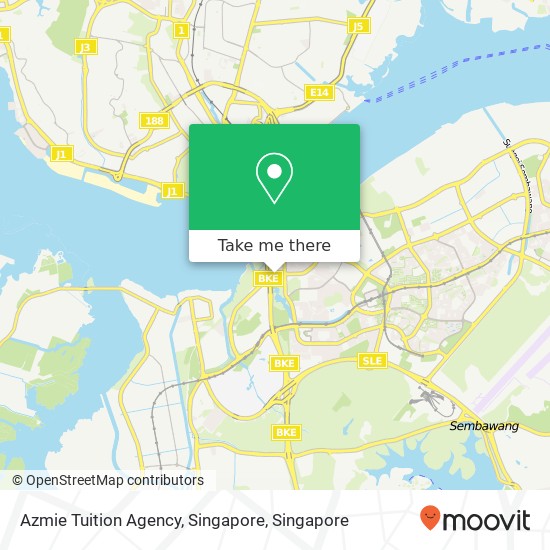 Azmie Tuition Agency, Singapore map