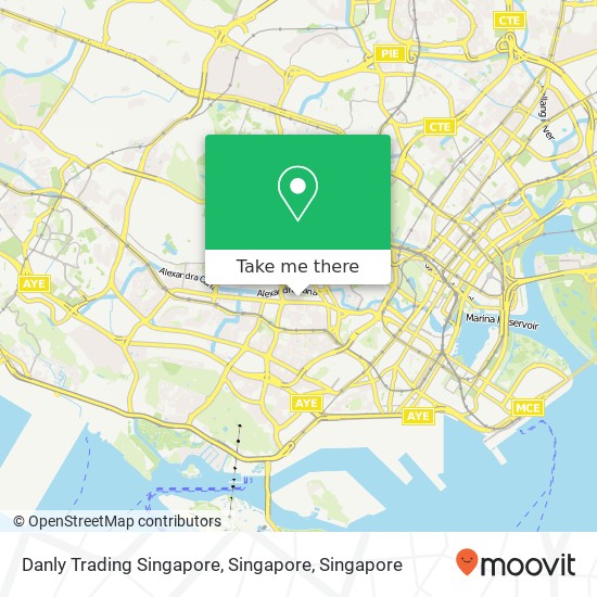 Danly Trading Singapore, Singapore map