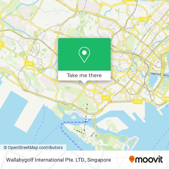 Wallabygolf International Pte. LTD. map