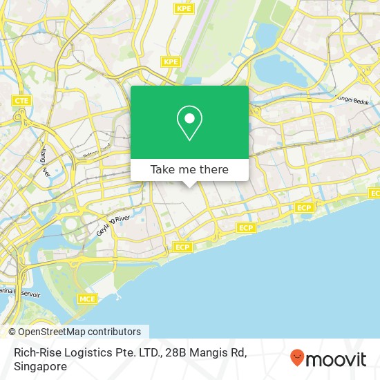 Rich-Rise Logistics Pte. LTD., 28B Mangis Rd地图