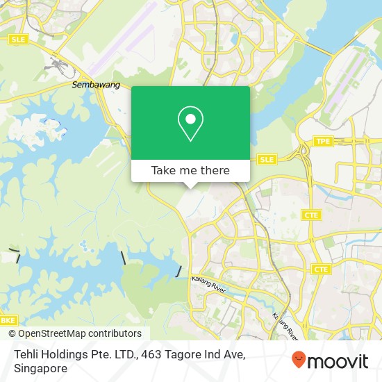 Tehli Holdings Pte. LTD., 463 Tagore Ind Ave map