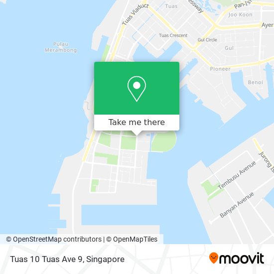 Tuas 10 Tuas Ave 9地图