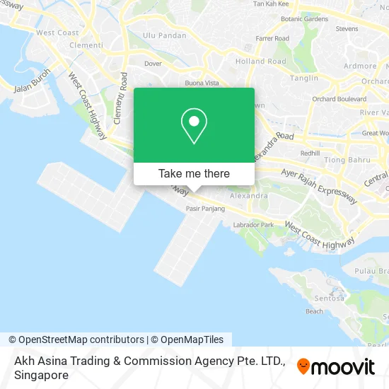 Akh Asina Trading & Commission Agency Pte. LTD.地图