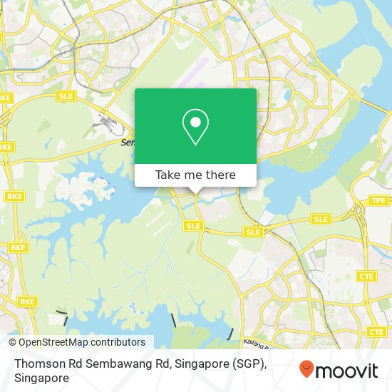 Thomson Rd Sembawang Rd, Singapore (SGP) map