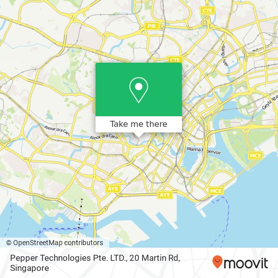 Pepper Technologies Pte. LTD., 20 Martin Rd map