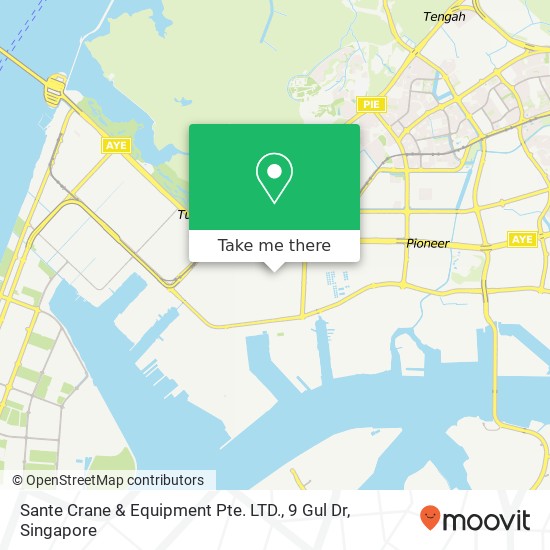 Sante Crane & Equipment Pte. LTD., 9 Gul Dr map