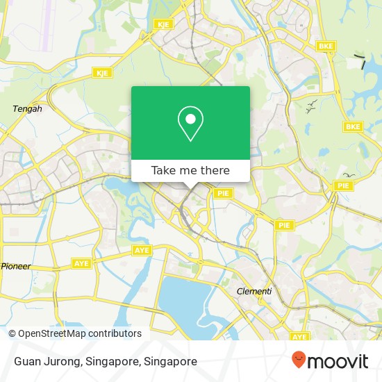 Guan Jurong, Singapore map