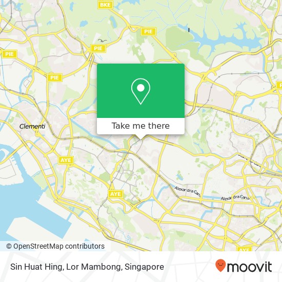 Sin Huat Hing, Lor Mambong map