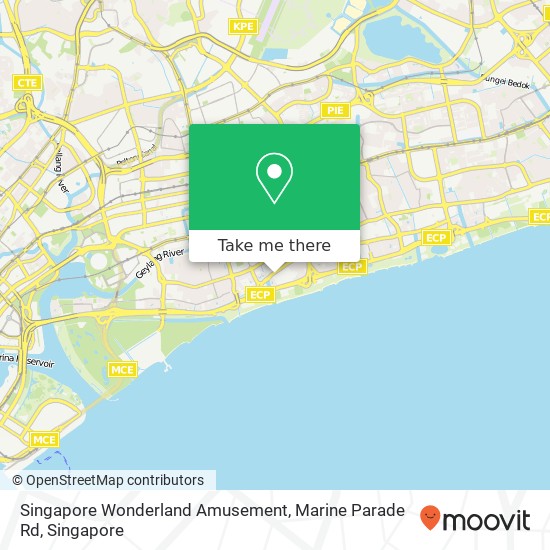 Singapore Wonderland Amusement, Marine Parade Rd map