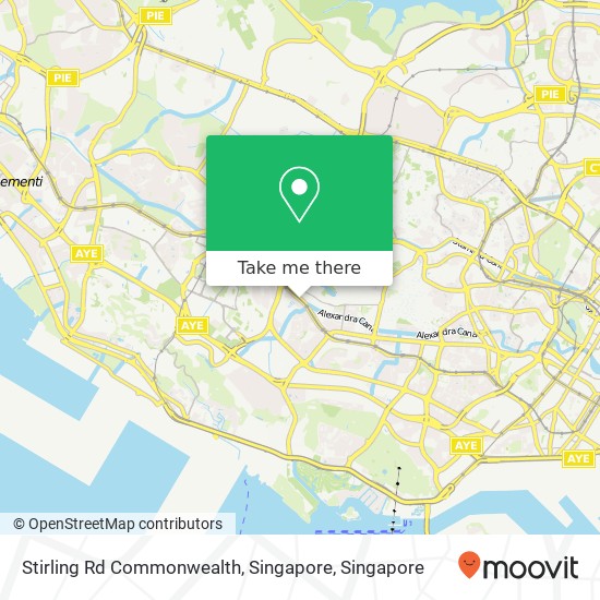 Stirling Rd Commonwealth, Singapore map