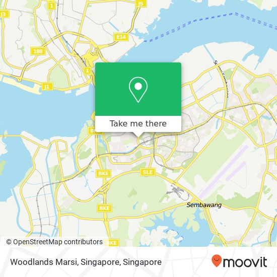 Woodlands Marsi, Singapore map