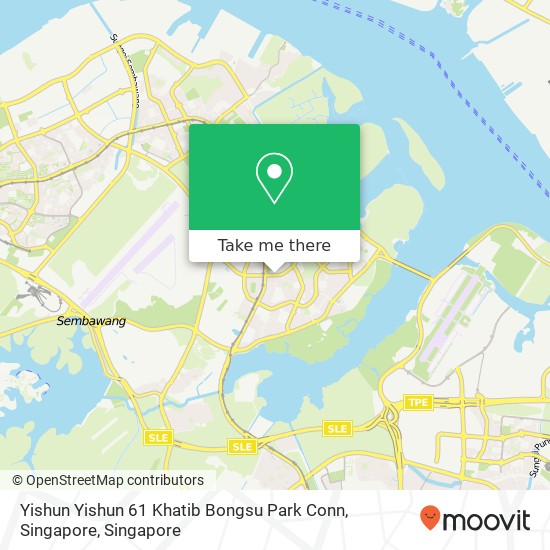 Yishun Yishun 61 Khatib Bongsu Park Conn, Singapore地图