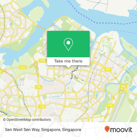 Sen West Sen Way, Singapore map