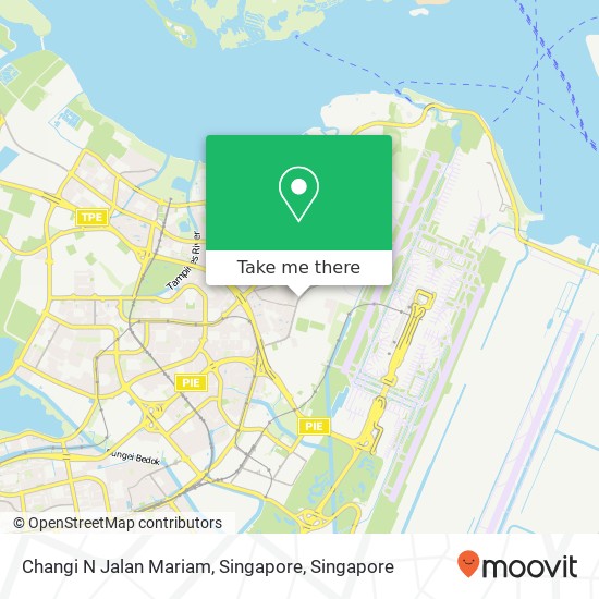 Changi N Jalan Mariam, Singapore map