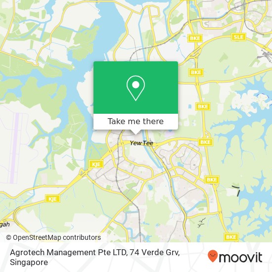 Agrotech Management Pte LTD, 74 Verde Grv map