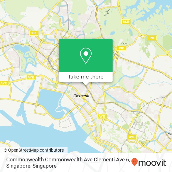 Commonwealth Commonwealth Ave Clementi Ave 6, Singapore地图