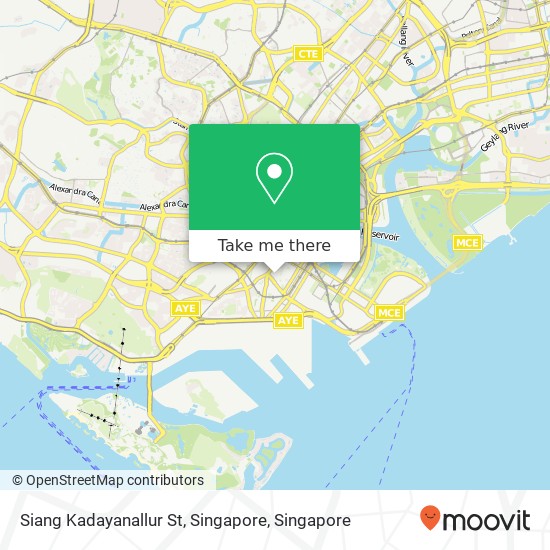 Siang Kadayanallur St, Singapore地图