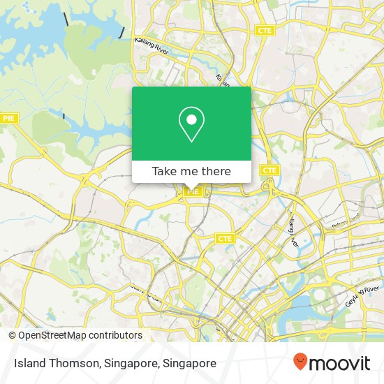 Island Thomson, Singapore map